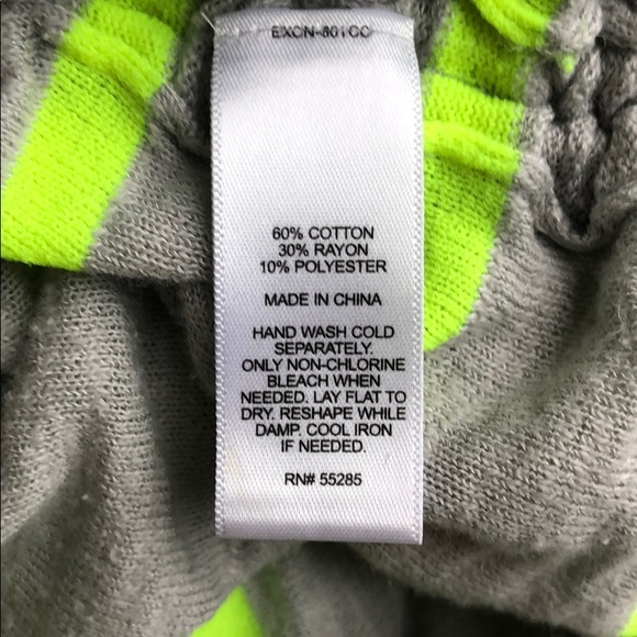 Express grey/lime green Top - Picture 7 of 7